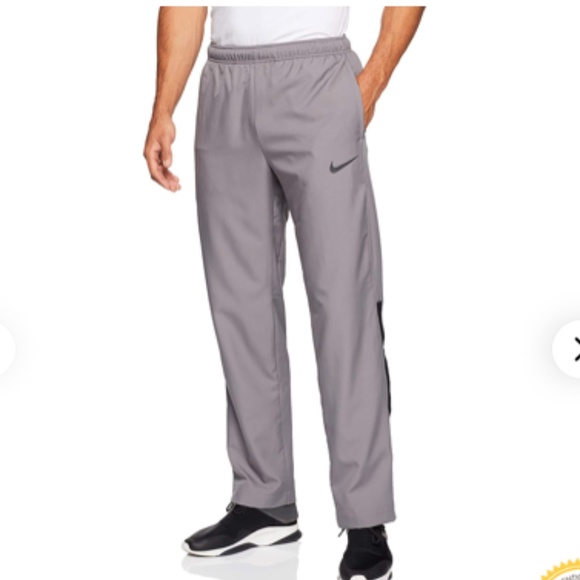 Nike | Pants | Nike Mens Drifit Woven Training Pants Gunsmoke Greyblack M |  Poshmark